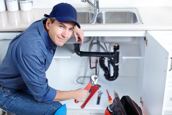 Engineered Plumbing team member at work