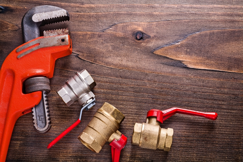 Commercial plumbing work in a Brent Cross business